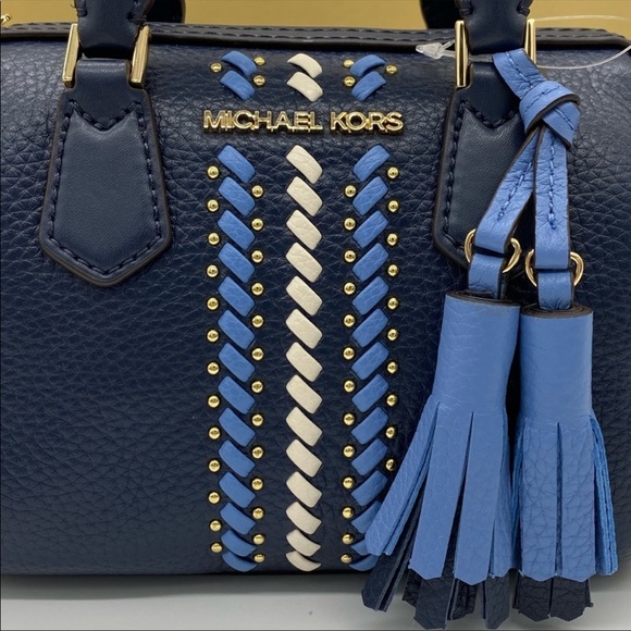 MICHAEL KORS BEDFORD XS DUFFLE XBODY NAVY MULTI - Picture 6 of 15